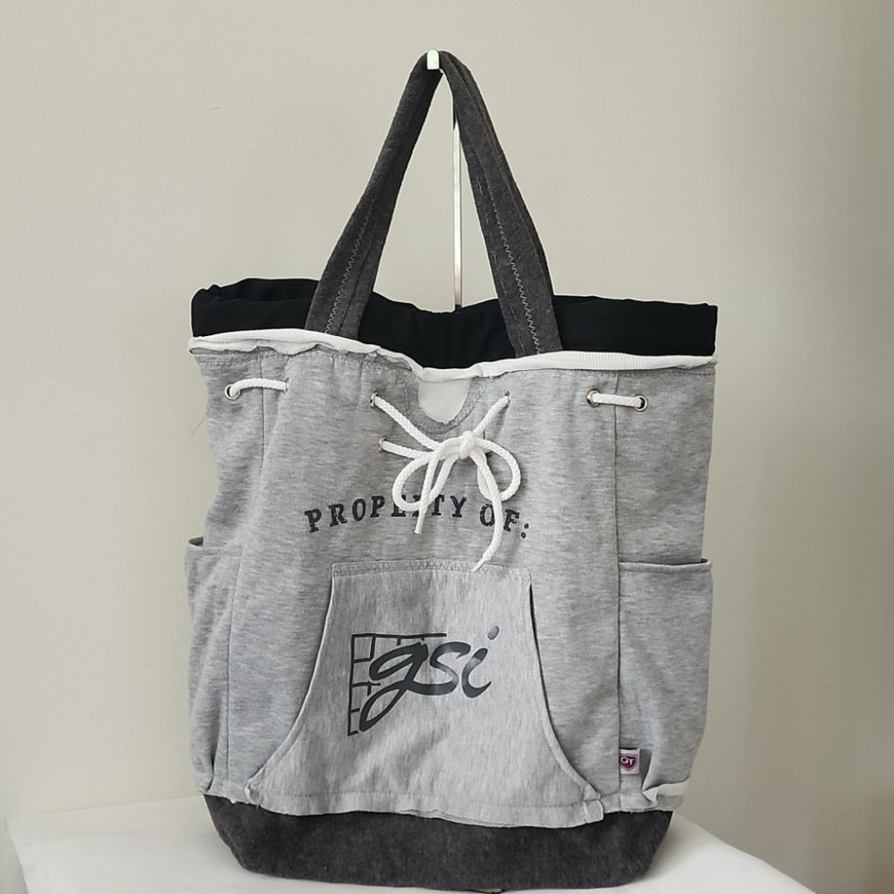 Leed's Sweatshirt Tote Backback XL